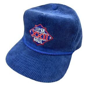 RARE Vintage 80s Superbowl XXII Broncos vs. Redskins 1988 NFL Strapback Hat/Cap